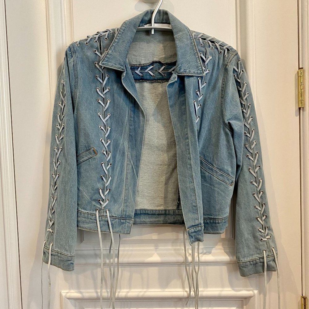 The Archives Jean Criss Cross Jacket XS